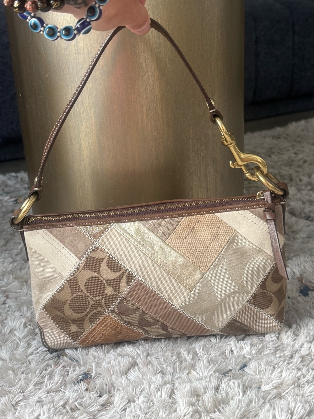 COACH 2008 PATCHWORK SHOULDER BAG